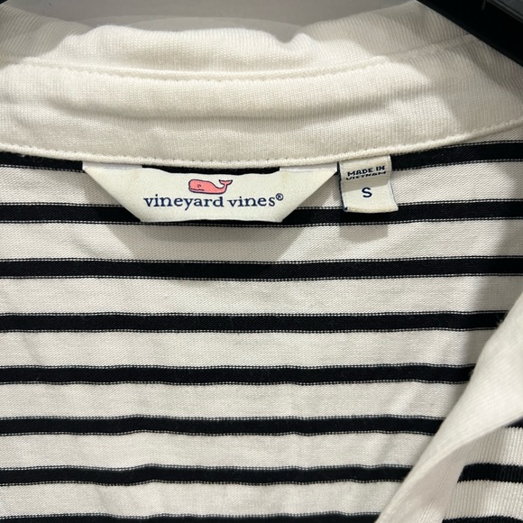 Vineyard vines v-neck striped polo - Picture 4 of 4